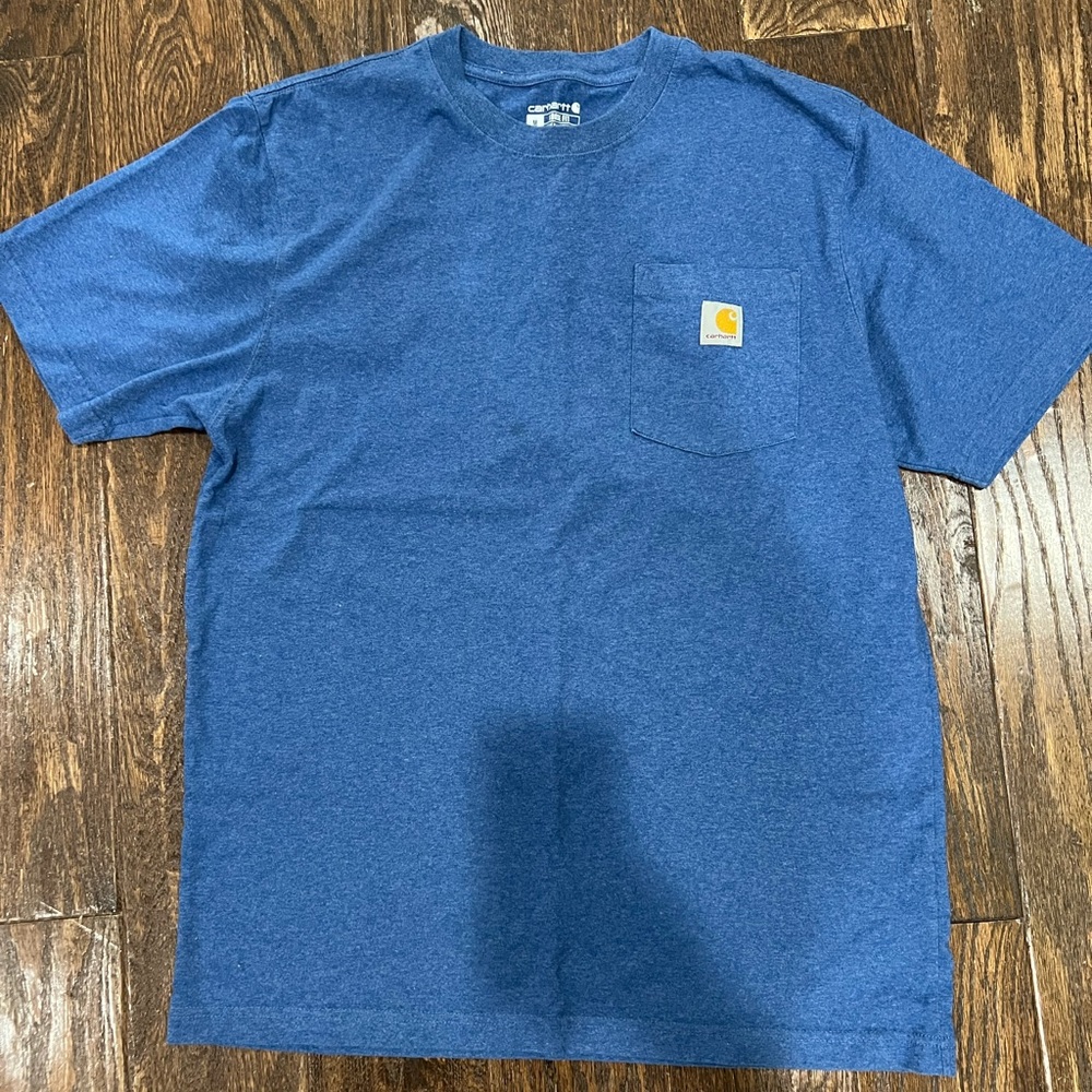 Carhartt Men's Heather Blue Short Sleeve Tee
